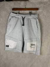 Southpole Shorts Mens XL Gray Sweat Fleece Athletic Pitcrew Racing Team Pockets