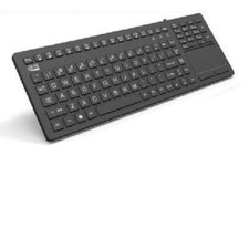 Adesso AKB270UB 2 Antimicrobial Waterproof Touchpad Keyboard USB Black