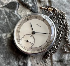   Vintage MOLNIJA 1953 Year   USSR old pocket watch