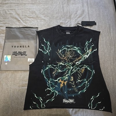 3033 -YoungLA x Yu-Gi-Oh!  Lightning Paladin Cut Off (Large) - SOLD OUT