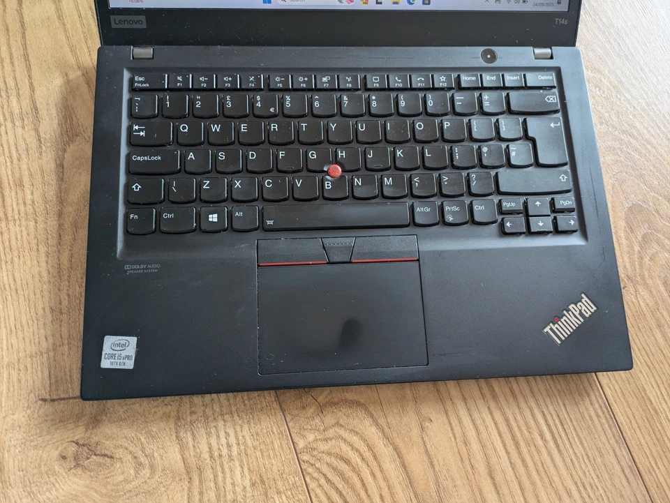 Lenovo ThinkPad T14s Gen 1 i5 10310U 8GB RAM 256GB SSD 14.1" Keyboard Issue 657 - Image 3 of 4
