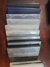 Lot 10 Empty Blank Standard Size Multi Slots DVD Replacement Case w/Clear Sleeve
