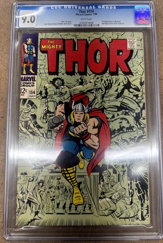 The Mighty Thor #154 (Marvel Comics July 1968)
