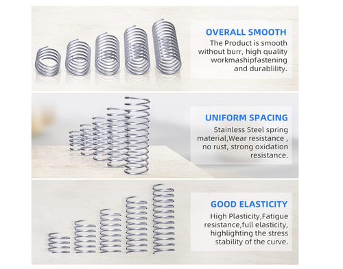 Compression Springs Assortment Kit Stainless Steel Springs Spring Assortment New - Picture 4 of 9