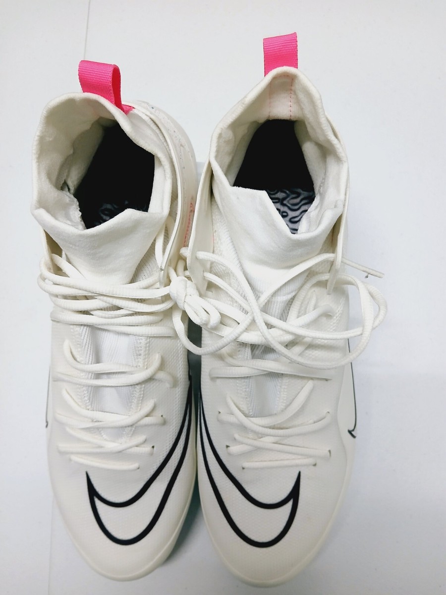 Nike Alpha Huarache 8 Elite LAX Lacrosse Sail Hyper Pink