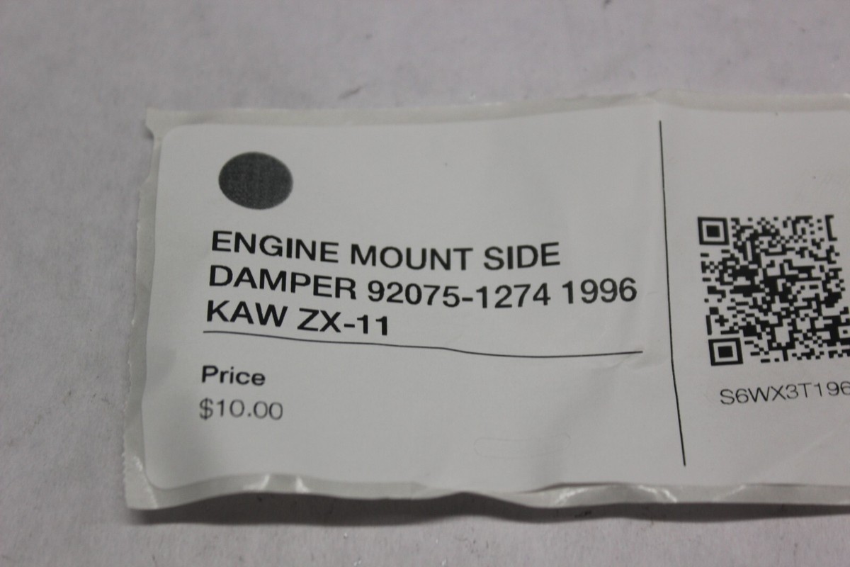 ENGINE MOUNT SIDE DAMPER 92075-1274 1996 KAW ZX-11 | eBay