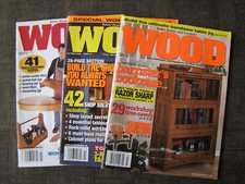 WOOD MAGAZINES July, Oct.,  Nov. 2003 by Better Homes And Gardens - Lot of 3