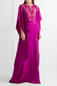 pink caftan dress