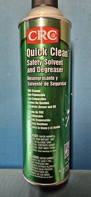 CRC Quick Clean Safety Solvent And Degreaser 03180   4 Pack!