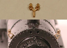 Cal Scale 597 HO Scale Pennsylvania Railroad-Style Classification Lights -1 Pair