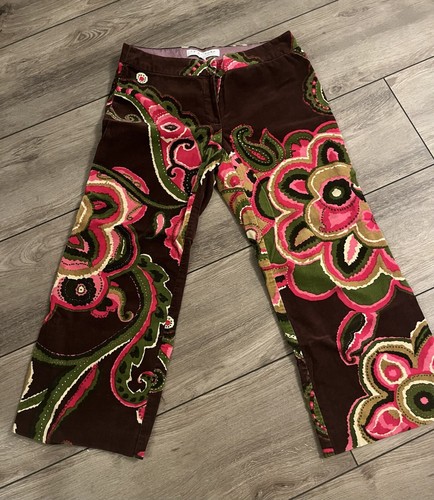 Pantalon Court Harold's Black Paisley - Taille 2, En Coton, Occasion Très Bon état