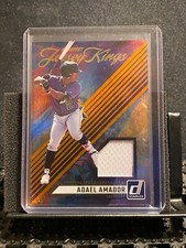 Abael Amador 2024 Donruss Prospect Jersey Kings Orange Ice - Rockies