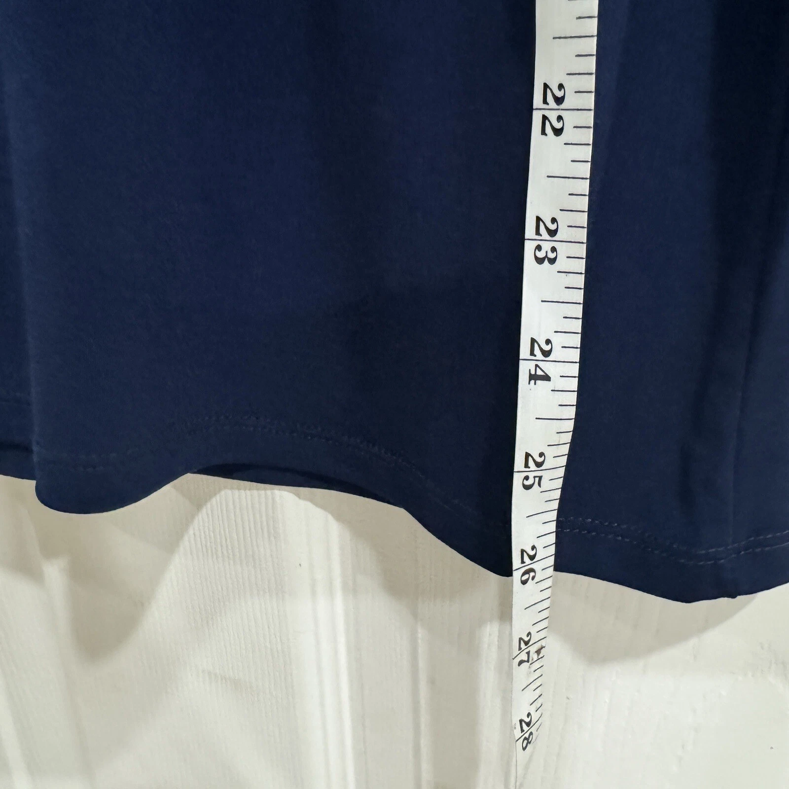 Abito da donna Michael Kors blu scuro nuovo con etichette taglia media