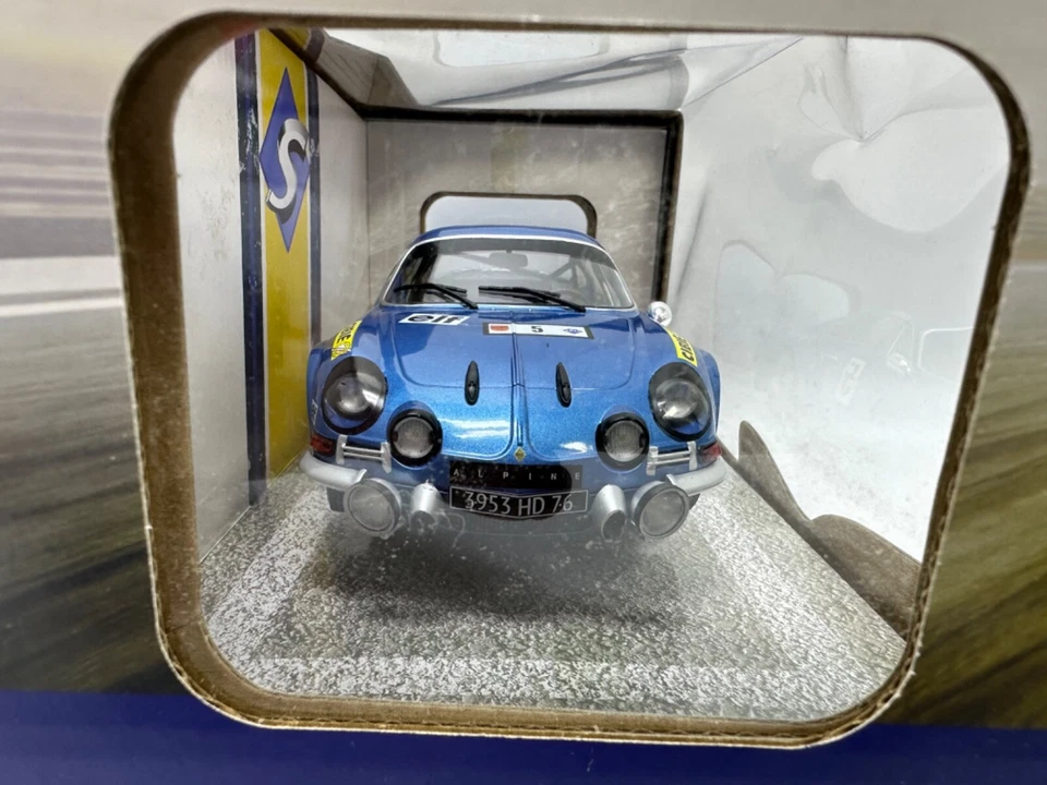 SOLIDO ALPINE A110 1600S RALLYE DE MONTE CARLO 1972 #6 1/18 AZUL S1804207 Foto 3 de 4