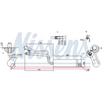 Nissens Trockner Klimaanlage Aluminium FüR Nissan Qashqai +2 I J10 JJ10 95448