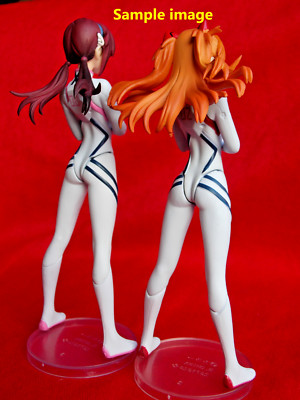   NEU ORIGINAL ASUKA & MARI EVANGELION BANDAI PORTRAITS MINIFIGUR SET 5'' ANIME