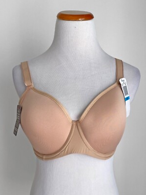 NWT! Paramour Felina Topaz Breathable Contour Comfort Bra, Size 34DDD