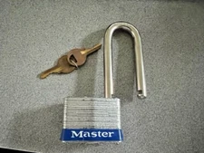 MASTER LOCK 5LJ  2 /12" SHACKLE 2" WIDE DOUBLE LOCKING