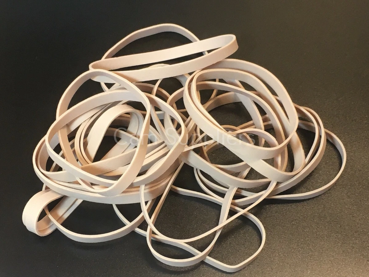 30 x Thick 4 Rubber Elastic Bands 101.6mm x 6.3mm Strong Heavy Duty No.65