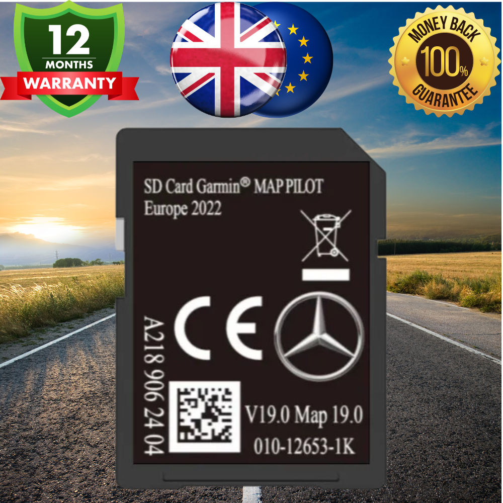 SD-kaart GPS-navigatie Europa 2022 compatibel met MERCEDES GARMIN MAP PILOT - STAR2 - v19 - A2139068510