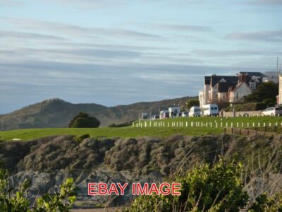 PHOTO  WOOLACOMBE BAY NORTH END CONTRASTS BETWEEN NATURAL ROCKY OUTCROPS MANICUR