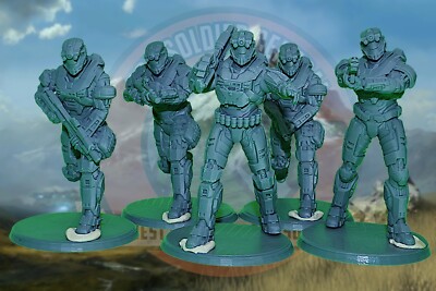 Halo Toy Soldiers - Operator Spartan 54mm (1:32 Scale)- 5