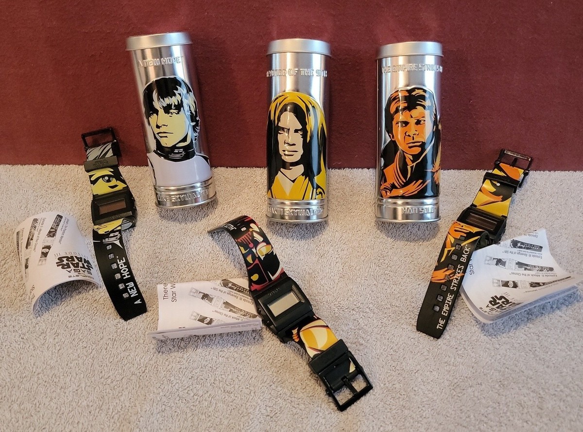 Star Wars The Saga 2005 Burger King Watch Set Lot of 3 | eBay