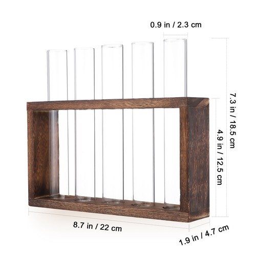 Flower Arrangement Container Set Office Wall Hanging Planter Glass