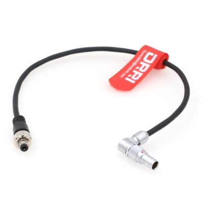 Rotated 2Pin to Locking DC Power Cable for Z CAM E2-M4 S6/F6/F8 totomos Ninja V