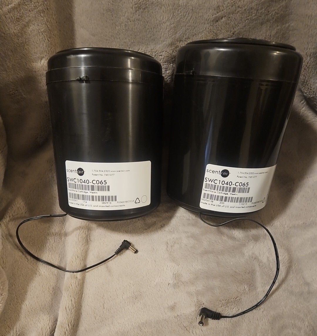 WESTIN SCENTAIR SCENTWAVE Machine CARTRIDGES (2 WHITE TEA) PREOWNED NO CORD eBay