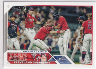 Topps MLB Major League Baseball 2023 No. 271 Cleveland Guardians