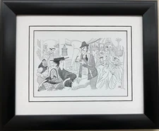 Al Hirschfeld "My Fair Lady 1956" CUSTOM FRAMED ART Broadway