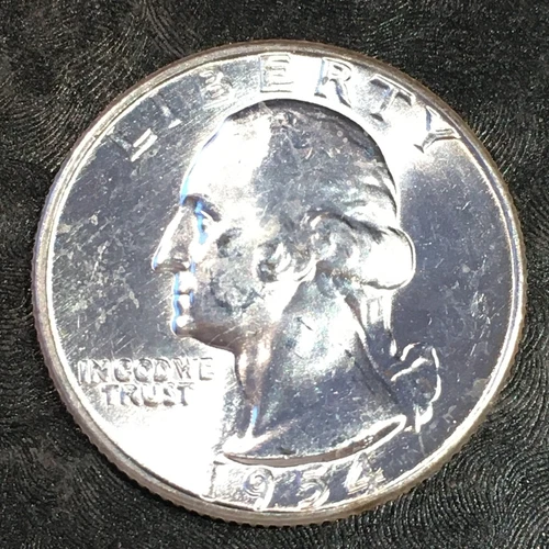1954 Washington Quarter - Original Uncirculated - High Quality Scans #P580