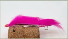 Hothead Pink Snake Zonker Flies, Trout Flies size 10, choose amount