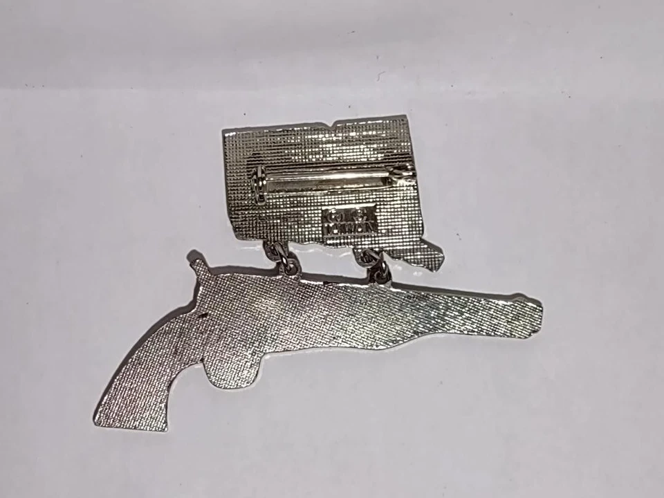 Заколка на лацкан Lions Club International револьвер Connecticut 1982 2-3/4 дюйма - Изображение 2 из 2