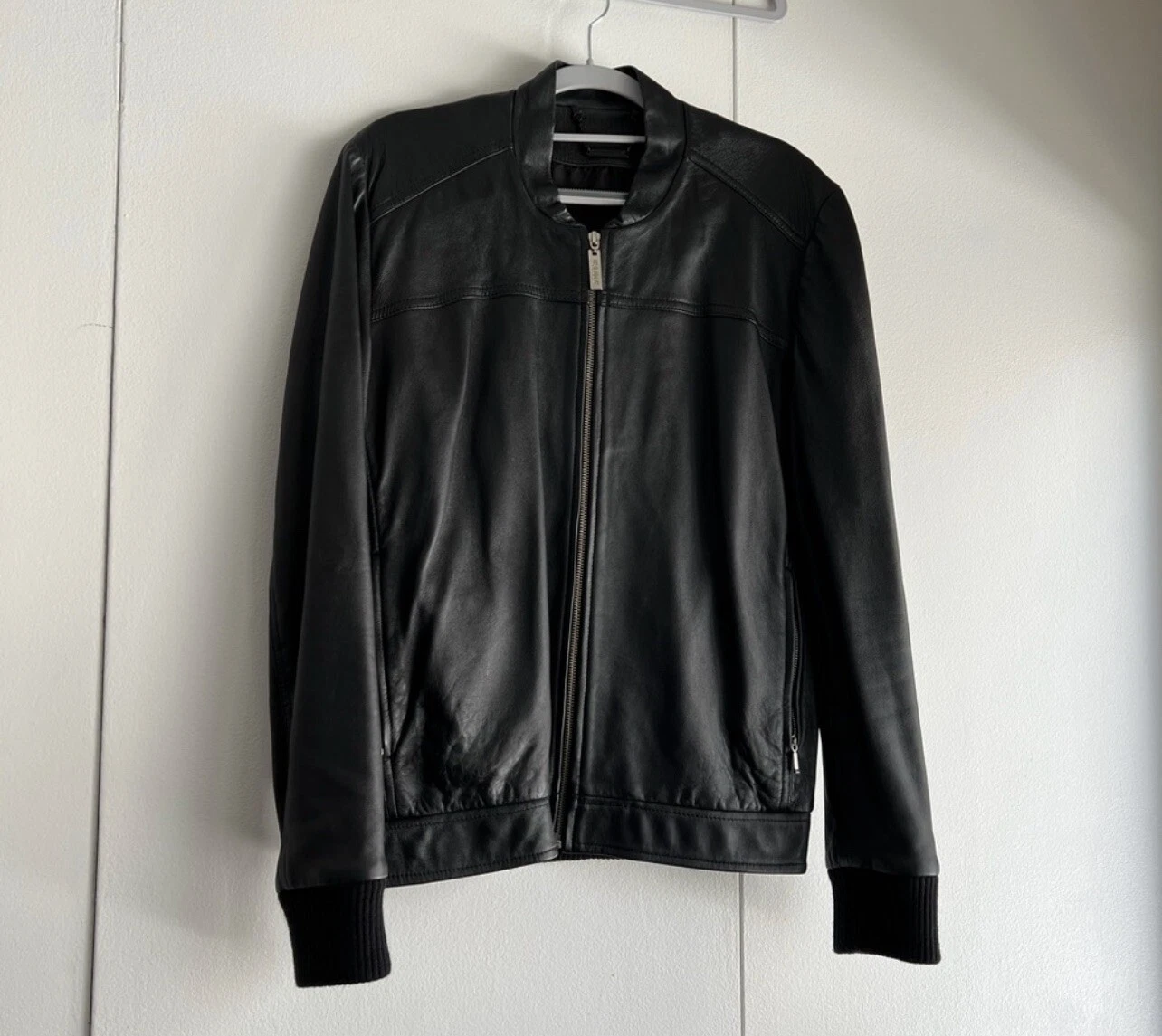 100% original Argentinian cow leather men jacket, Premium Quality - product detail image 1