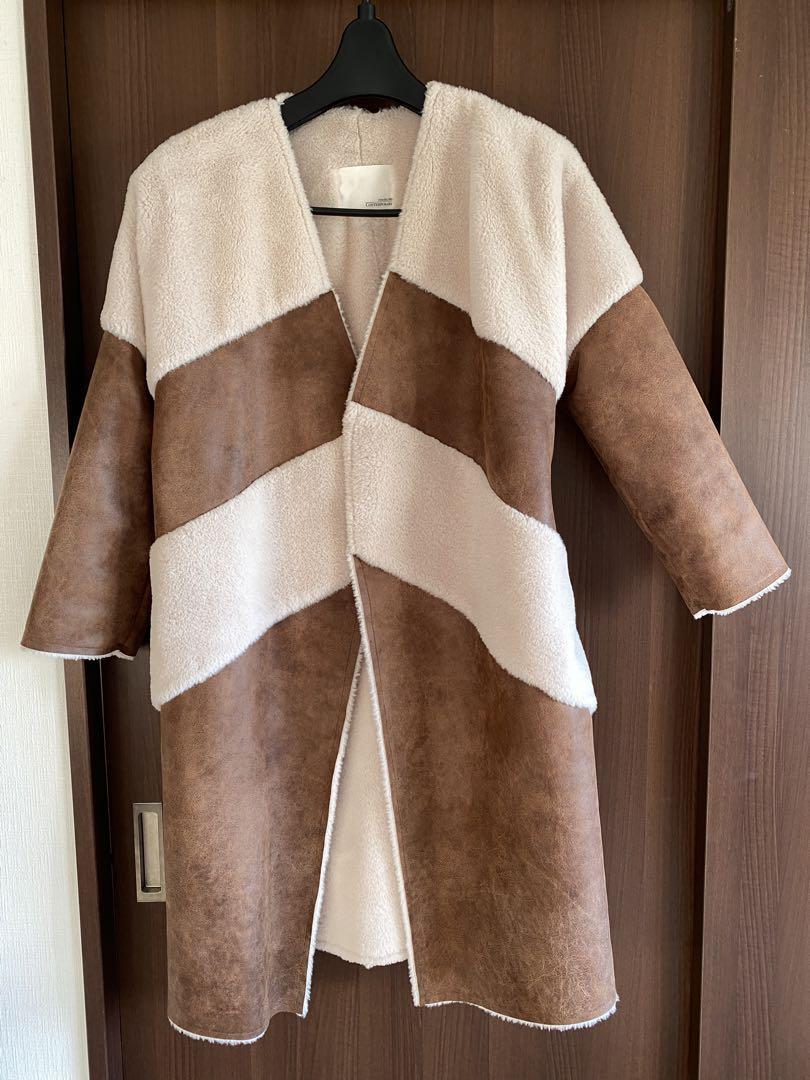 Room306Contemporary Mouton Coat size XL-/Japan FedEx | eBay