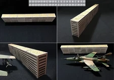 Noy's Miniatures Built 1/72 SEA Vietnam War Revetment Wall for Diorama (NOT 3D)