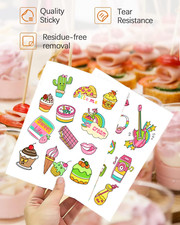 Premium Printable Vinyl for Inkjet Printer-50 Glossy Sticker Paper Waterproof...