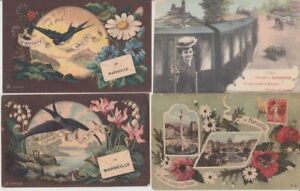 Marseille Dep 13 France Souvenir De Bonjour De 129 Postcards Pre 1940 Ebay