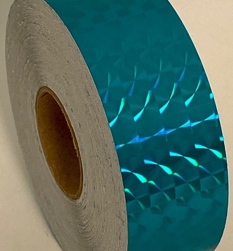 PRISM Holographic Tape, Pick Color & Size, 1/4" mosaic pattern, sticky tape - Foto 20 di 21