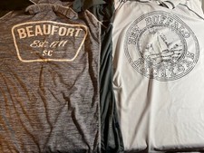 Lot of Two 2 Rash Guards Sun Shirt Medium M Used Banana Boat/Uzzi