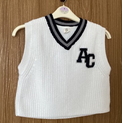 Urban Outfitters Girls Ladies Chunky Knitted Vest Tank White Black