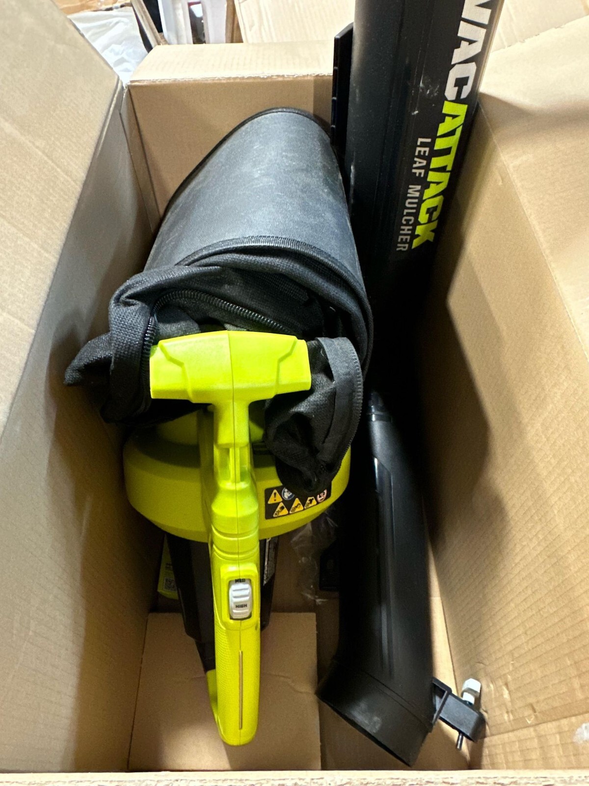 Ryobi 40V Vac Attack Cordless Battery Leaf Vacuum/Mulcher (Tool Only
