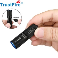 TrustFire MINI2S 220LM Mini Keychain Rechargeable EDC Flashlight Tiny LED Torch