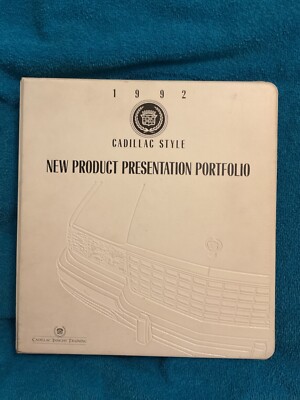 1992 Cadillac New Product Data Dealer Presentation Portfolio Book Original Sales