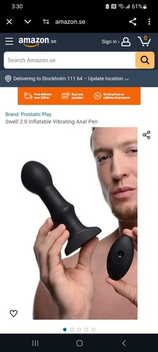 Butt Plug Inflatable Vibrator - Picture 2 of 8