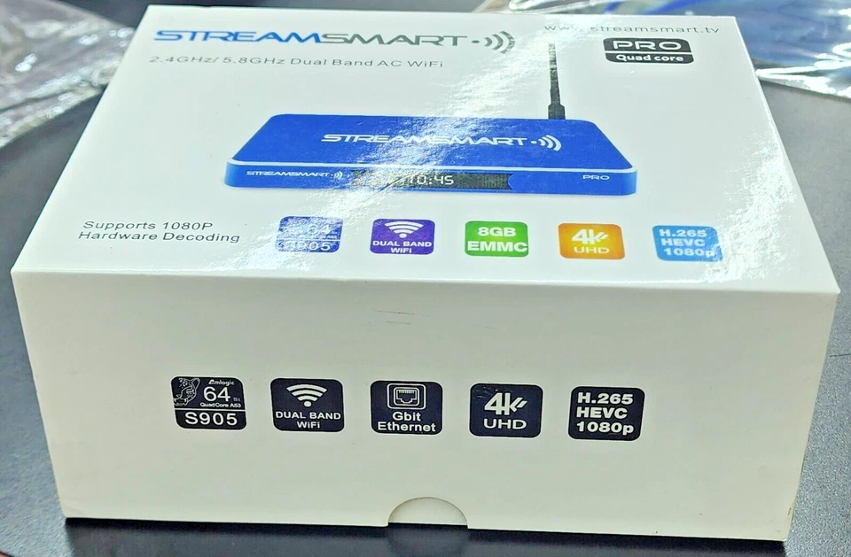 STREAMSMART Pro Media Streaming TV Box con conexión HDMI remota  Foto 2 de 4