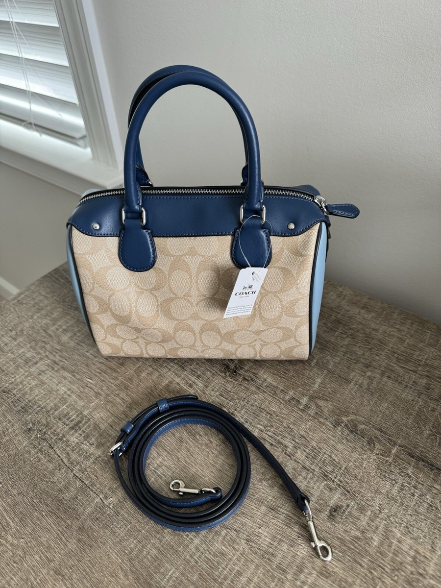 よりどりパステル☆COACH☆MINI BENNETT SATCHEL COACH MINI BENNETT SATCHEL IN COLORBLOCK SIGNATURE F57495 | eBay