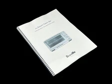 Breville BOV900 Smart Oven Manual: 68 Pages, Coil Bound, Protective Covers